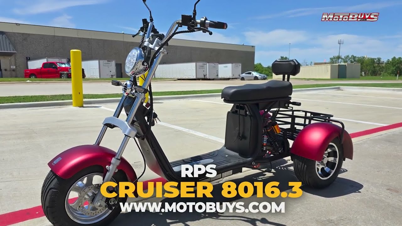RPS Cruiser 8016.3 Electric Scooter Trike | MotoBuys