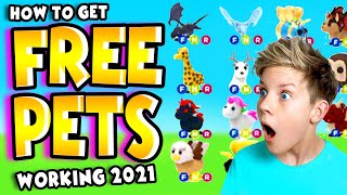 5 WAYS To Get FREE PETS in Adopt Me (WORKING 2021!) Prezley
