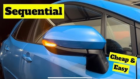 Installing LED Sequential Turn Signals on my Toyota Corolla Hatchback