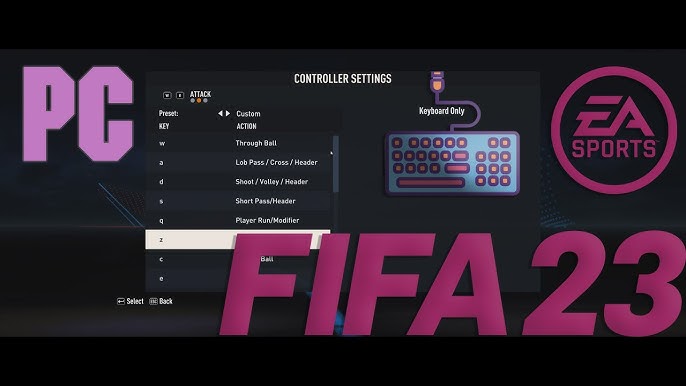 FIFA 23 - Best Keyboard Controls To Use for PC