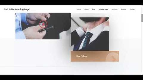 Suit Tailor Website Theme