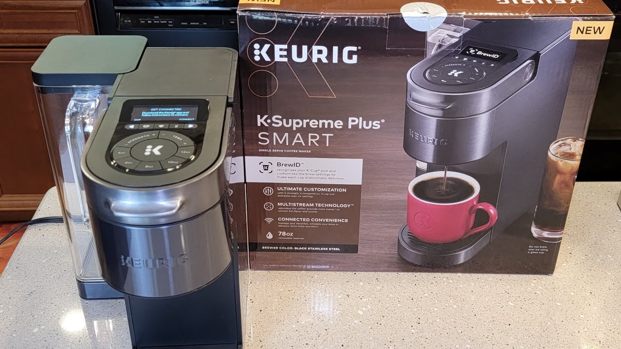 Keurig K-Supreme Plus Coffee Maker, Single Serve, Stainless Steel