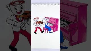 Piano Italian Brainrot Sticker Book DIY  #stickerbook #italianbrainrot #papercraft #diy