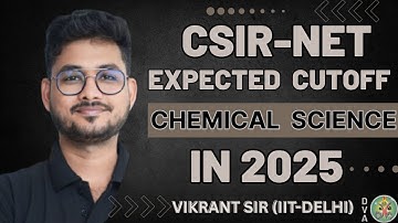 CSIR-NET DEC -2025  EXPECTED CUTOFF CHEMICAL SCIENCE