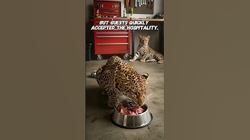 She came back to say thank you 🥺🐆 #AI video, #ai movie, #text to video,