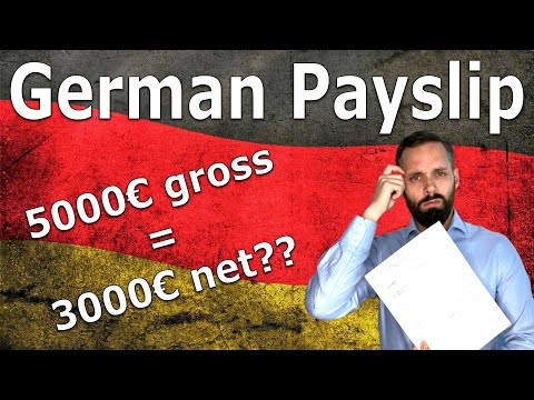 German Payslip Explained | Gross Salary & Net Salary, Income Taxes, Social Security, Public Pension