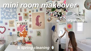 mini room makeover + spring cleaning  (and room tour!!)