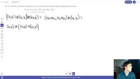 V1   Showing something is not a vector space