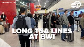 Famous BWI TSA nightmare: Long lines grow amid shutdown delays Profile