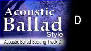 Acoustic Ballad Guitar Backing Track D 83 Bpm Highest Quality chords