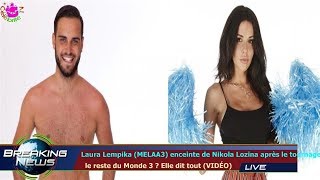 LAURA LEMPIKA (MELAA3) ENCEINTE DE NIKOLA LOZINA APRÈS LE TOURNAGE DES MARSEILLAIS   LE RESTE
