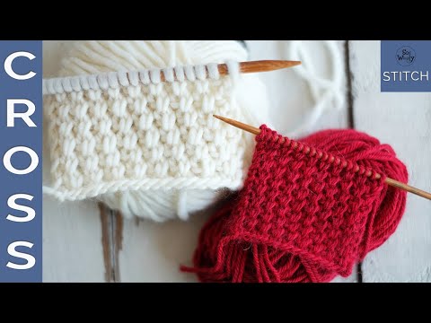 Video: How To Knit A Crossed Knit Stitch