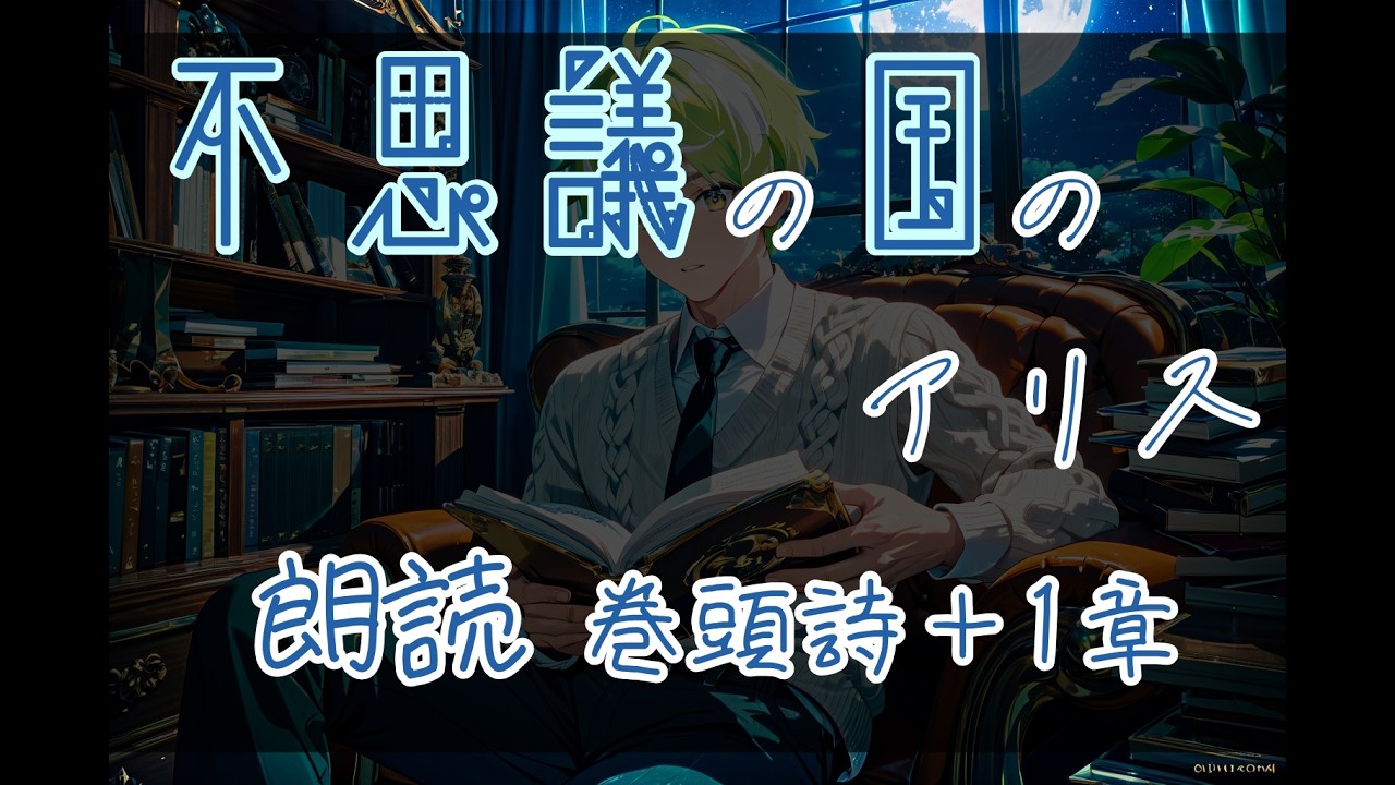 【お昼寝しよ！】人生で一度は読んでおきたい名作🌱不思議の国のアリス 巻頭詩+第1章【朗読・読み聞かせ】