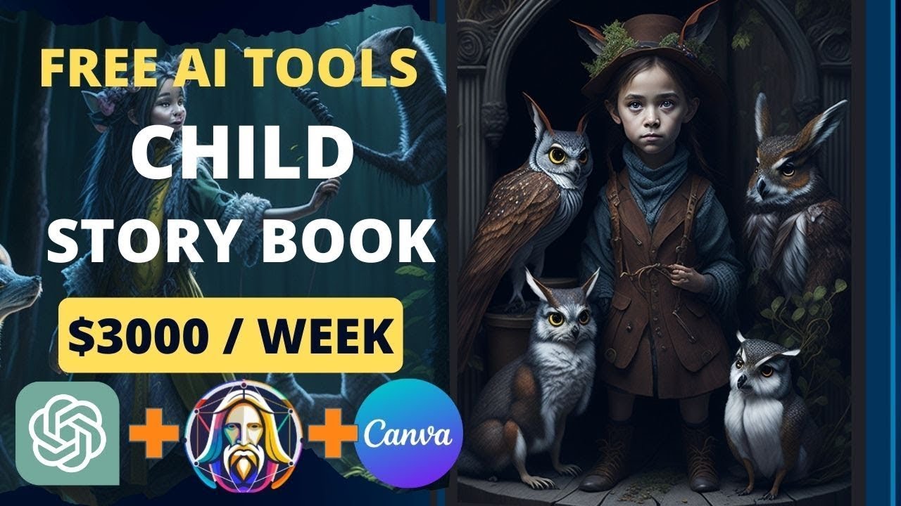 How to Earn Money Creating Children's Story Books with Free AI Tools ...