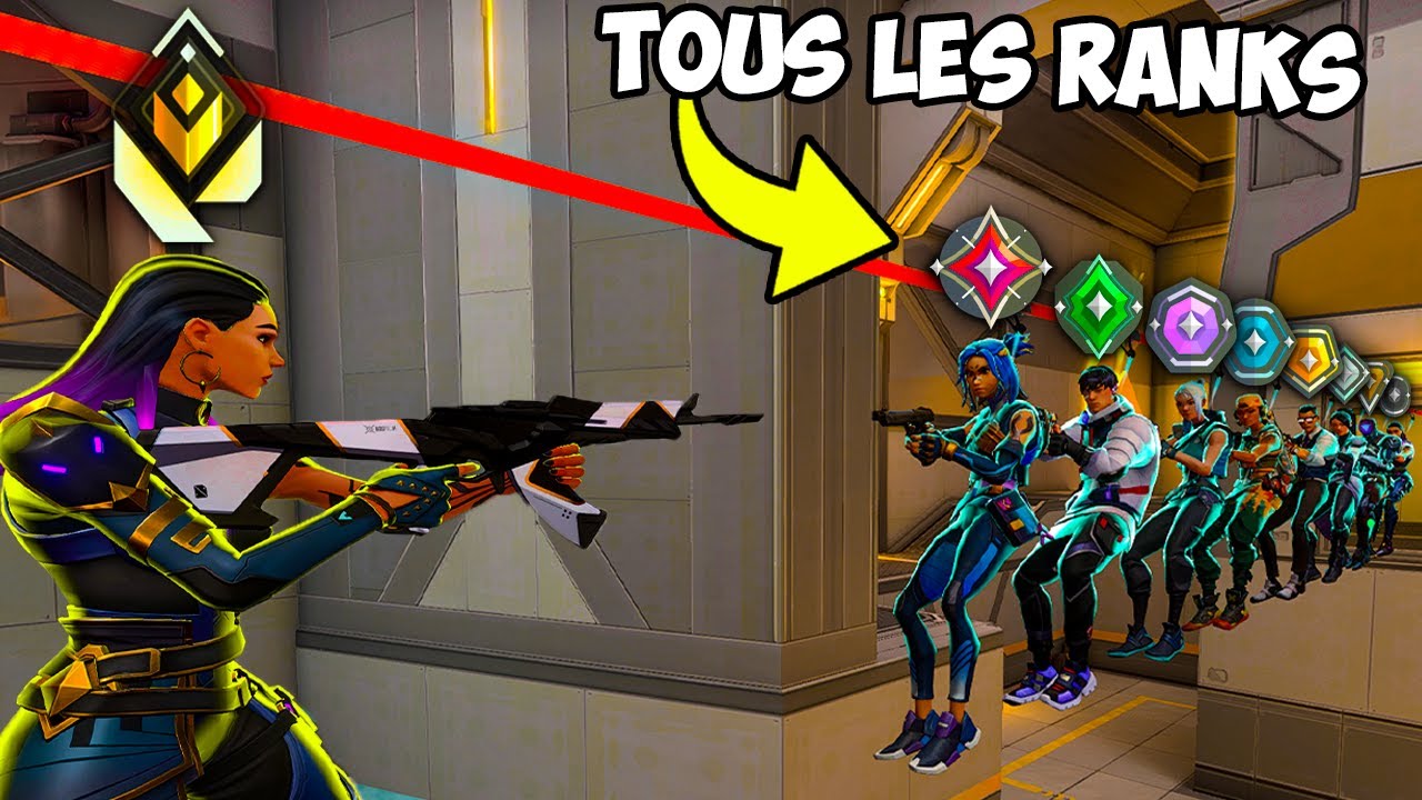 2 RADIANTS contre TOUS LES RANKS de VALORANT !