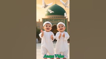 "Masoom Muskaan 🌙 | Hasbi Rabbi Jallallah | Roza-e-Rasool ﷺ ki Noorani Naat"