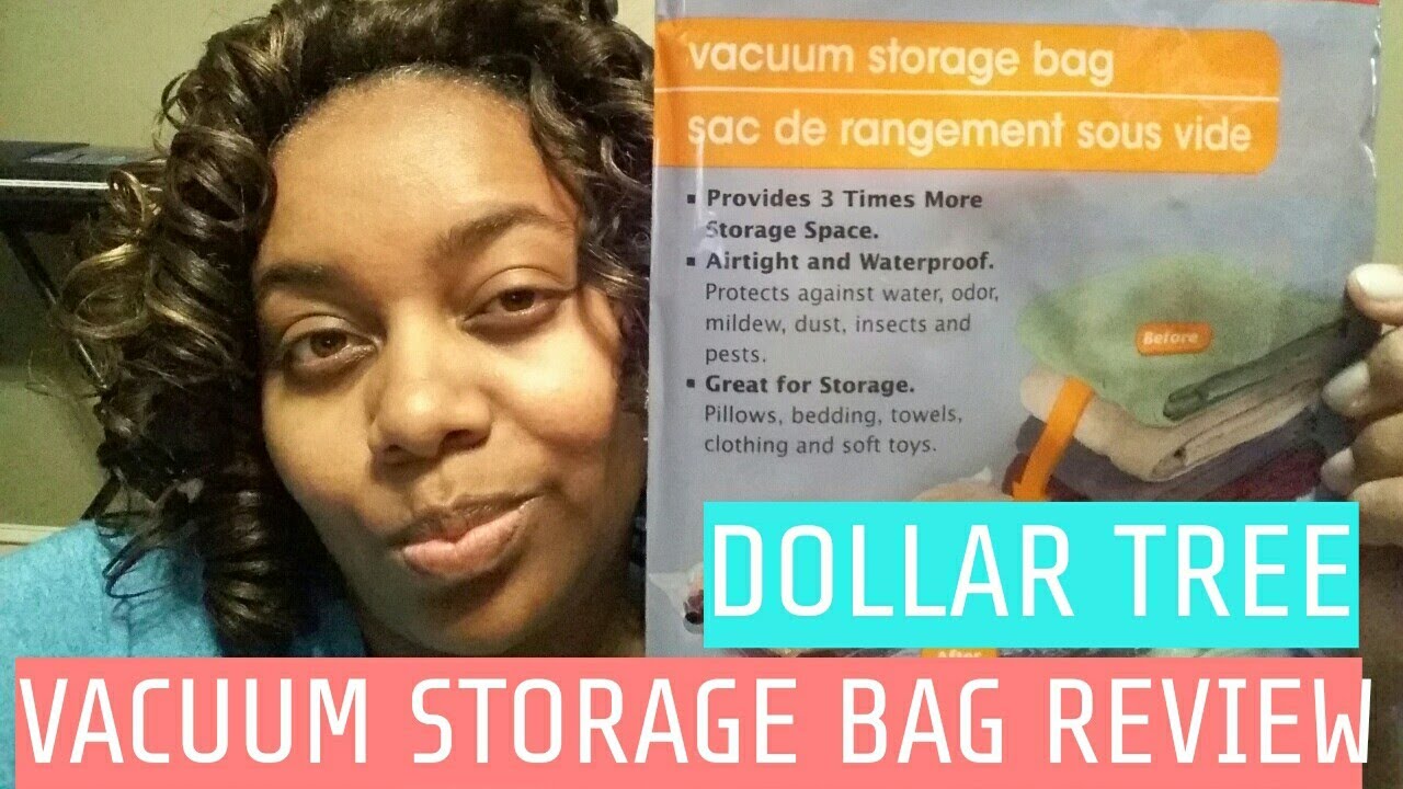 Dollar tree product review vacuum storage bag  YouTube