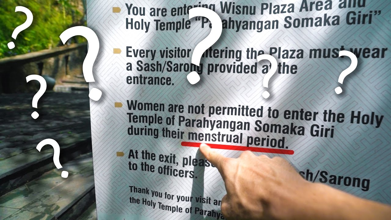 GIRLS ON PERIOD NOT ALLOWED?? - Bali Day 7