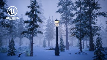 Virtual Frozen Forest in Unreal Engine 5 | Deep Into the Cold | UE5 Cinematic Environment