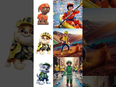 دورية المخلب عالم الإنقاذ مارشال رابل تشيس زوما روكي وسكاي ورايدر دورية المخالب شورتات