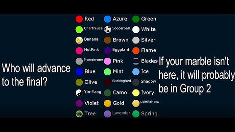 Grand Prix Marble Race (Group 1) in Algodoo