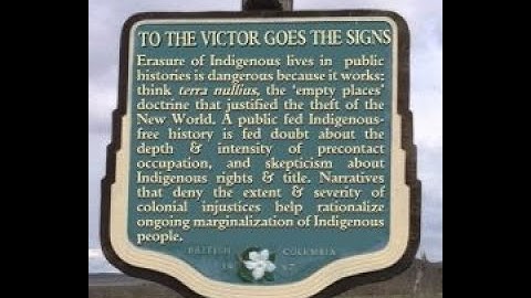 Good Intentions/Bad Archaeology: The Uses & Abuses of Canadian Archaeology Against Indigenous People