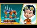 Rusty makes a running car   rusty rivets full episodes  cartoons for kids