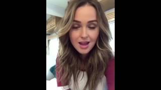 Camilla Luddington explaining her accent! (RARE)