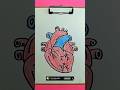 تعلم رسم القلب رسم رسمتي القلب علوم نبض Art Artist Drawing Artwork Heart Sciences 