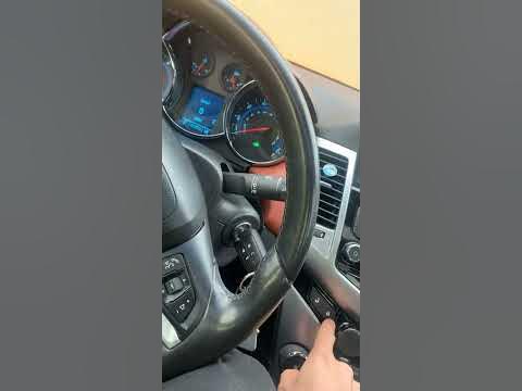 How to open the trunk Chevy Cruze 2011-2014 - YouTube