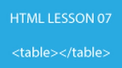 learning web development in hindi lesson 07, table tag