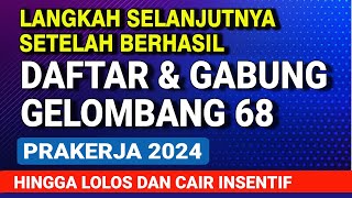 LANGKAH SELANJUTNYA SETELAH DAFTAR PRAKERJA | TAHAP SELANJUTNYA SETELAH GABUNG GELOMBANG PRAKERJA