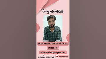 Student Successfully Placed | Java Full Stack Development | Jspiders Marathahalli | Divyanshu