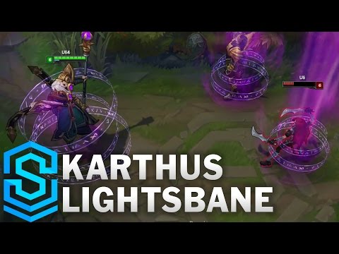 Karthus Lightsbane Skin Spotlight - Pre-Release - League of Legends