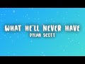 Dylan scott  what hell never have lyrics