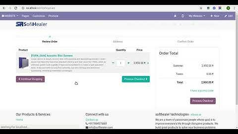 Product Snippet Odoo, Product Blocks Odoo