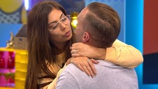 Chloe Ferry tries to kiss Calum but he ain't interested Celebrity Big Brother 2017