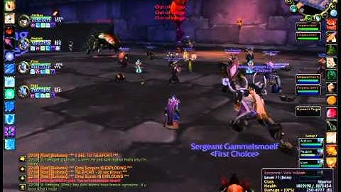 First Choice vs Twin Emperors WIPE (Classic Warcraft)