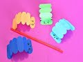 Гусеница из бумаги Подвижная игрушка. Gusano/Oruga de papel Juego para niños. Paper Caterpillar toy