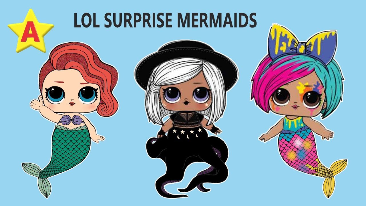 LOL Surprise Mermaid Dolls #Hairgoals - YouTube