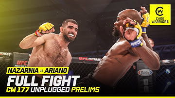 LIGHT HEAVYWEIGHT BATTLE | Farshad Nazarnia VS. Nell Ariano | FULL FIGHT | CW 177 Unplugged