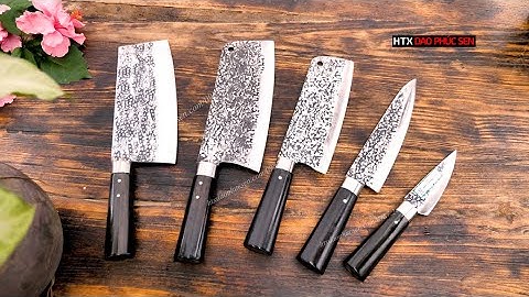 SĂN DAO GIÁ ĐẸP TRI ÂN 30/4- 1/5BỘ DAO BẾP HOA VĂN - SANG -XỊN - MỊN-HÀNG CHUẨN CỦA HTX#DAOPHÚCSEN