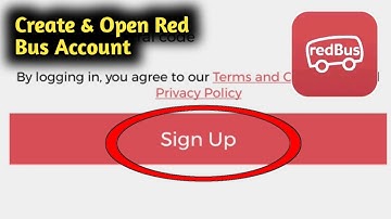 How to Create/Open Red Bus Account 2022