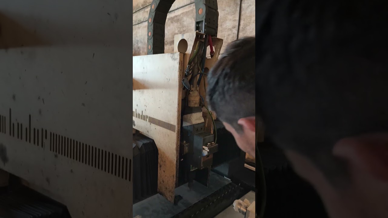 laser machine head change