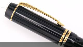 PARKER パーカー 万年筆 デュオフォールド ブラックGT センテニアル XF