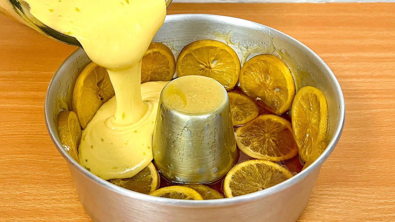 SURPREENDA TODOS COM ESSE BOLO DE LARANJA CARAMELIZADA DE LIQUIDIFICADOR | Gabriel Freitas