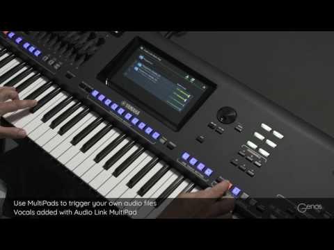 Audio Link MultiPad - trigger your own audio files with MultiPads. Yamaha Genos