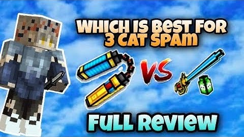 Best MELEE FOR 3 Cat Spam?! | Pixel Gun 3D