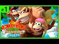 Donkey Kong Country Tropical Freeze #1 O INÍCIO DE UMA GRANDE AVENTURA Gameplay Wii U