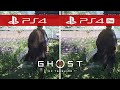 Ghost of Tsushima Comparison - PS4 vs. PS4 Pro